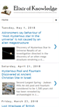 Mobile Screenshot of elixirofknowledge.com